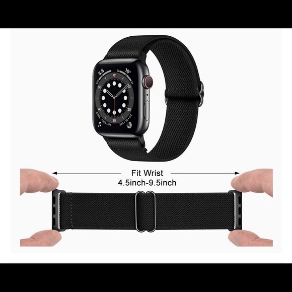 Apple iWatch Nylon Elastic Stretch Band - Picture 6 of 9